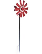 Resim Pazly Yel Suntek Spinner Rüzgar Metal Kırmızı Değirmeni Bahçe Gq 