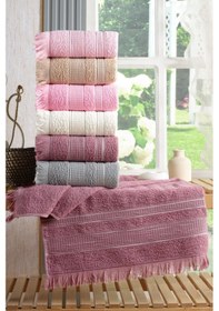 Resim Shiny El ve Yüz Havlu Seti 6'lı 50 x 90 CM Gri 