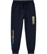 Resim Erkek Çocuk Break Baskılı Cepli Eşofman Altı Lacivert 