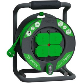 Resim Schneider Thorsman Kablo Makarası IP44 HO5 VVF 3G1.5 25MT Kablo Topraksız - IMT33145 
