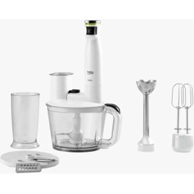 Resim Beyaz 5050 Floral El Blender Seti, Şık ve Kullanışlı Mutfak Gereci 