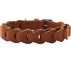 Resim Solid Education Chain Boyun Tasması - Koyu Kahve / S-M 