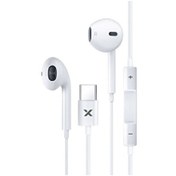 Resim K20 Earbuds 1.2 M Type-C Kablolu Mikrofonlu Kulak İçi Kulaklık Beyaz Syrox