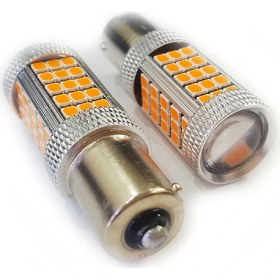 Resim Femex Eco Ba15s 93 Tek Duy P21w Tip 63 Ledli Düz Tırnak Turuncu 