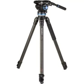 Resim Benro C-373FBS8PRO Carbon Fiber Hidrolik Profesyonel Video Tripod Kit 