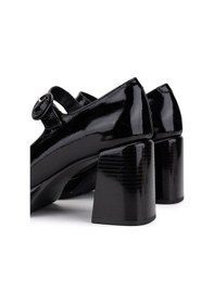 Resim Tamer Tanca Kadın Hakiki Deri Siyah Rugan Topuklu Ayakkabı 1078 25064 Bn Ayk Sk25-26 Sıyah Krsk Rgn siyah 