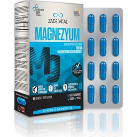 Resim Zade Vital Magnezyum 60 Yumuşak Kapsül 