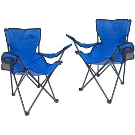 Resim Kapella Kamp Sandalyesi Çantalı 2'li Mavi 