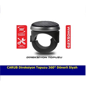 Resim REPLAX Direksiyon Topuzu 360° Dönerli Siyah 2052210 