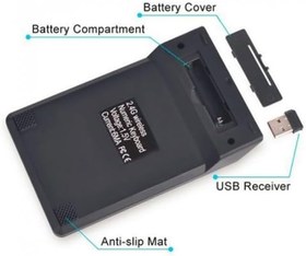 Resim Numerik keypad 18 tuş kablosuz numara klavyesi 