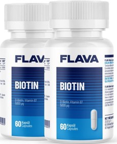 Resim Biotin 5000mcg - 60 Kapsül X 2 Adet 