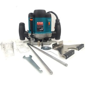 Resim Rolwal Profesyonel 1400W Devir Ayarlı Çift Kollu Freze Makinesi 