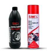 Resim SMX Susuz Motor Temizleme Spreyi Lastik Parlatma Spreyi 