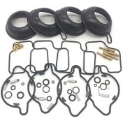 Resim Reedark Honda Cbr600 F4 1999-2000 İçin 4 Adet Metal Karbüratör Tamir Seti - Siyah, Yeni Ve Yüksek Kaliteli Parçalar 