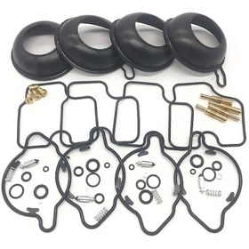 Resim Reedark Honda Cbr600 F4 1999-2000 İçin 4 Adet Metal Karbüratör Tamir Seti - Siyah, Yeni Ve Yüksek Kaliteli Parçalar 