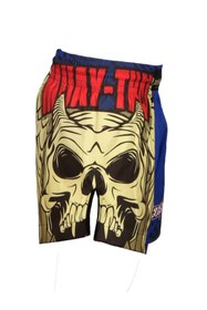 Resim DO-SMAI Dijital Baskılı Strong Kick Boks Fitness Boks Muay Thai Antrenman Şortu Spor Şort Mts212 