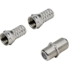 Resim Cablemaster F Konnektör + F Ara 2 Adet F Konnektör 1 Adet F Ara Seti 