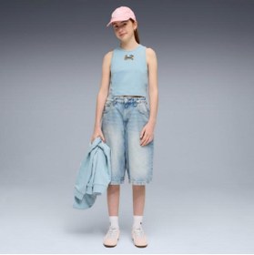 Resim Puma Mid 90s Slim Graphic Kız Çocuk Mavi Atlet 