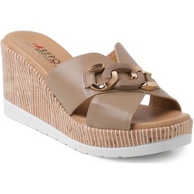 Resim Beıge Terlik Kadın Diğer 51102-e4 Repo Beige Bej 