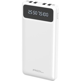 Resim ACL Pw82 10.000mah Pd 2 Led Işık Lcd Gösterge Usb Lightning, Type-c, Mikro Powerbank Beyaz 
