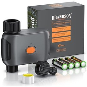 Resim Brandson Wi-fi Sulama Sistemi, Akıllı Zamanlayıcı, Alexa Ve Google Uyumlu Su Zamanlayıcı 