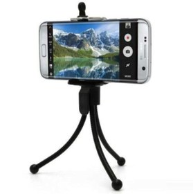 Resim Bifirsat Akrobat Tripod Esnek Metal Telefon Tutucu Mini Tripod Başlık 