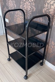 Resim Hamak Sepeti Siyah - Üç Raflı Etejer 