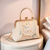 Resim Anneler Günü, Düğün Sezonu ve Özel Günler İçin Şık Etnik Çanta - Nedime veya Kadın Moda Aksesuarı Olarak Mükemmel 