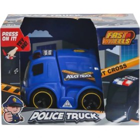 Resim Nessiworld ER-245 Fast Wheels Polis Kamyonu -Erdem Oyuncak 