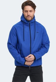 Resim Slazenger RANGI Erkek Kapüşonlu Saks Mavi Mont & Kaban 