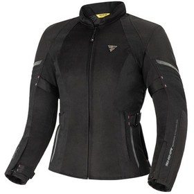 Resim Shima Jet Lady Korumalı Kadın Motosiklet Montu Siyah 