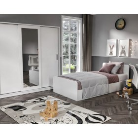 Resim Kzn Home Anemon 3 Parçalı Tek Kişilik Mdf Genç Odası Takımı 