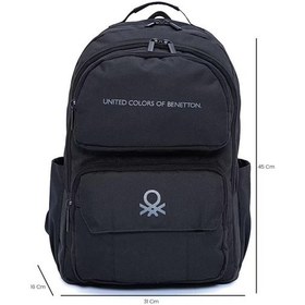 Resim United Colors Of Benetton Sırt Çantası Siyah Bnt20940 Siyah 