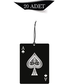 Resim Genel Markalar Maça As Tasarımlı 20'li Oto Kokusu ve Oto Aksesuarı 