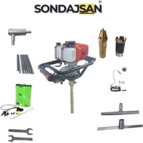 Resim Sondajsan Benzinli El Sondaj Makinesi Karot Makinesi 