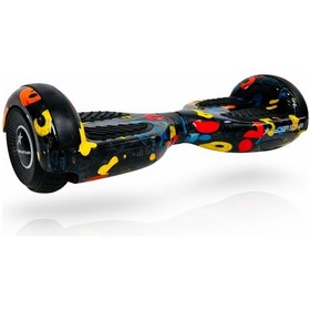 Resim Ryder Star Elektrikli Kaykay Hoverboard Bluetooth Hoparlörlü 6.5 Inch Akıllı Dengeli RS-S5 Color Numbers Grafiti 