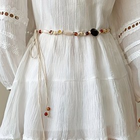 Resim Kadınlar için Bohemian Örgülü Kemer Kordon Kemeri - Çeşitli Gündelikten Festif Aksesuara, Dokuma Değil, Tüm Bedenler için Uygun, Elbiseler ve Tunikler için İdeal - Dekoratif Boho Stil Kemer Zinciri 