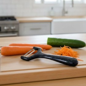 Resim Solingen Çelik Küçük Boy Meyve Sebze Soyacak – Keskin Paslanmaz Soyucu Aparat (5477) Nfsm-Rsgo 