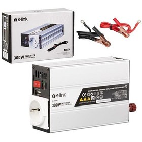 Resim S-lınk Sl-300w 300w Dc12v-ac230v Çakmaktan Power Inverter-3642 