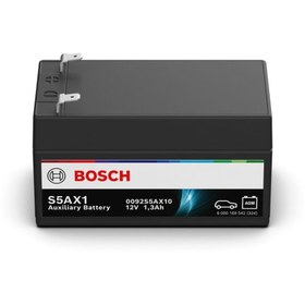 Resim Bosch Besleme Aküsü 12V 1.3Ah AGM 0092S5AX10 Mercedes beyin Besleme Aküsü Orijinal N000000004039 
