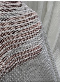 Resim Nivemeshome Simla Gold Işıltılı 1/3 Sık Pileli Tül Perde Apm Gold 