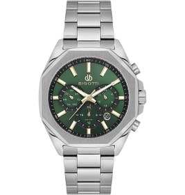 Resim Bigotti Erkek Kol Saati Esbg.b.10687-4 Metal Kordon 43 Mm Kasa Çapı Gümüş 