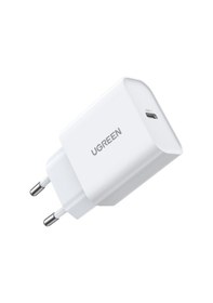 Resim Ugreen 20w Hızlı Şarj Cihazı Qc Pd Hızlı Şarj Cihazı 1xusb-c, Beyaz, 60450 