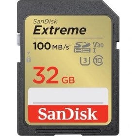 Resim Extreme Sdhc Uhs-I Hafıza Kartı 32 GB (V30, 100 Mb/s Aktarım, U3, 4K UHD Videolar, Su Geçirmez, Darbeye Dayanıklı, Isıya Dayanıklı) 