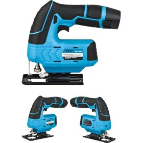 Resim Dynamic Tech 12 V 2 Ah Çift Akülü Şarjlı Dekupaj Testere Makinesi 