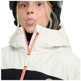 Resim Roxy Roxy Snowyhill Puffy Girl Çocuk Siyah Snowboard Ceketi 11793 Siyah 