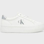 Resim Calvin Klein Bayan Ayakkabı Yw0yw01877 02r Beyaz-gümüş Beyaz-gümüş 