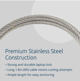 Resim Kensington Eq Slim Nanosaver 2.0 Anahtarlı Kilit 