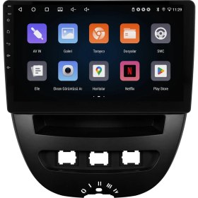 Resim Carvocal Peugeot 107 Android Multimedya Sistemi (2005-2014) CRV-4844XR 
