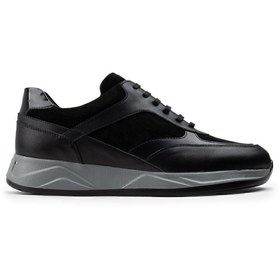 Resim Deery Hakiki Deri Siyah Sneaker Erkek Ayakkabı 